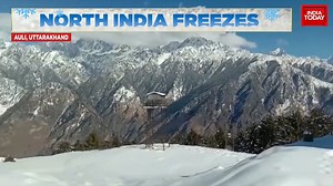 Uttarakhand's Auli received fresh snowfall. #ITVideo Aishwarya Paliwal | India Today