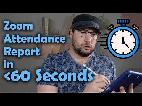 Take Attendance in Zoom FAST! ⏱️⏱️⏱️ - The HIT Lab