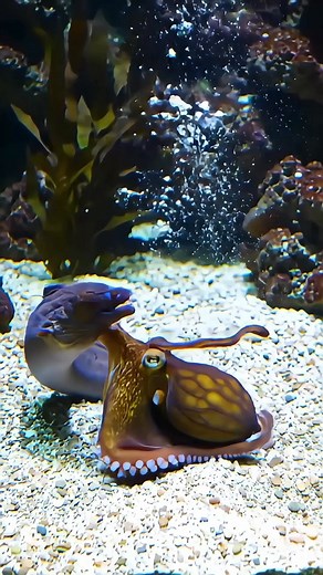 Insane battle between two predator octopus vs sharpe teeth eel in the beautiful aquarium ended with tie as this two predator fighting for their life . What a moment !!! 🐍🐙🪸🌿💧🌊🌱 #wildanimals #animals #animallover #animalphotography #aquarium #aquariumlife #marine #marinelife #saltwateraquarium #saltwatertank #fishtank #viralvideo #viralanimals #fblifestyle | Chhim SeakLim