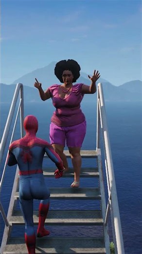 GTA 5 Epic Water Ragdolls Spiderman Jump/Fails Ep 86 #shorts #gta