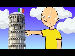 Caillou Pushes the Leaning Tower of Pisa in the Other Way/Grounded