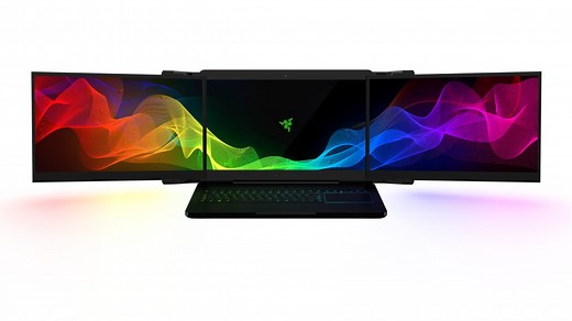Razer Project Valerie is a gaming laptop with a triple-screen surprise