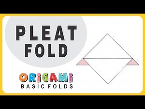 Learn Origami | Basic Origami Folds - Pleat Fold