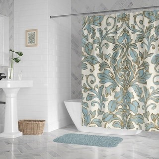 Laural Home Antique Damask 71" x 72" Shower Curtain - Bed Bath & Beyond - 31568177