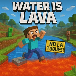Minecraft but Water Hurts You 🌊🔥(Water is Lava)