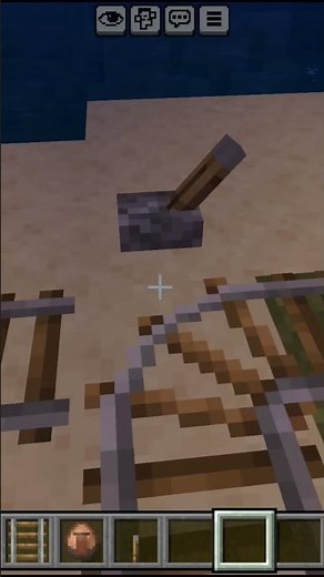 Change Rail Direction in Minecraft 🚂💡 #minecraft #minecraftshorts