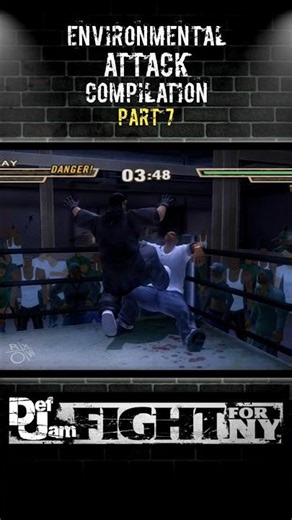 Environmental Attack (K.O.) Compilation - Def Jam: Fight for NY Part 7
