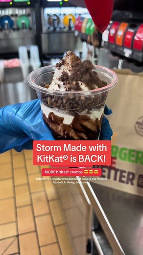 Storm Made with KitKat® is BACK at Hungry Jack's