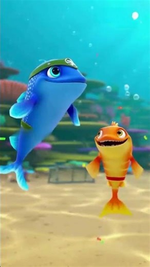 Fish Playing Football Underwater ⚽🐟 | Fun Ocean Sports Animation