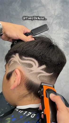 Flawless Barber Tutorial 💈✨ STEP BY STEP with ASMR Sounds 🎶 Take Notes 🖤 Design at the END 🔥