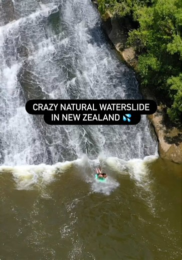 Nature’s Slip & Slide 🌿💦 Rere Rockslide near Gisborne - a 60m natural waterslide carved by the river over thousands of years. Smooth rock, fast ride and its free to visit 🥳 Just make sure to bring something to slide on and take care with the slippery surface. 📍Make sure to add this to your summer bucket list. @tairawhitigisborne