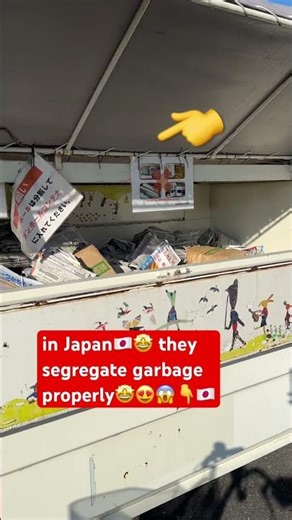 In Japan🇯🇵They segregate garbage properly #viral #shortvideos #viralvideo #viralshort