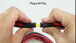 11FT XT60 Extension Cable, 10AWG XT60 Male to Female Adapter Connector Extension Wire for RC Battery Solar Panel Portable Power Station Pack FPV Drone and All XT60 Plug Devices