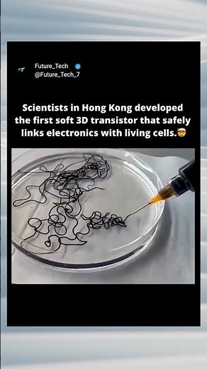 Scientists Just Merged Electronics With Living Cells… Cyborgs Are Real Now 😱#shorts