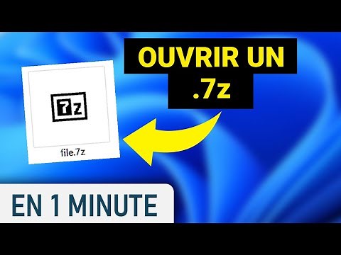 Décompresser un fichier au format .7z sur Windows