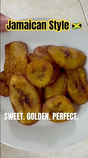Perfectly Fried Sweet Plantains | Jamaican Style 🍌🇯🇲