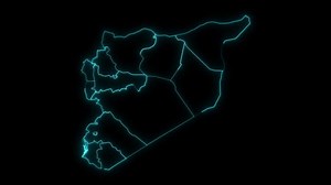 Animated Outline Map Syria Governorates Stock Footage Video (100% Royalty-free) 1075848011 | Shutterstock