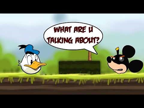 [3LAMESTUDIO Reupload] ANGRY BIRDS(disney level)VS PSY GANGNAM STYLE MASHUP Parody