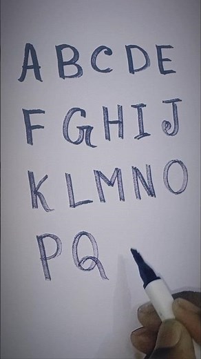 how to write cursive letters a to z | cursive writing a to z