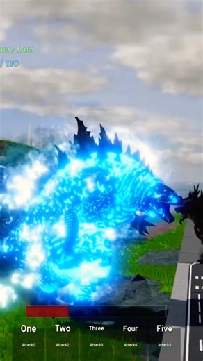 Evolved Godzilla (Supercharged Godzilla)Gameplay #205 #roblox #godzilla #shorts