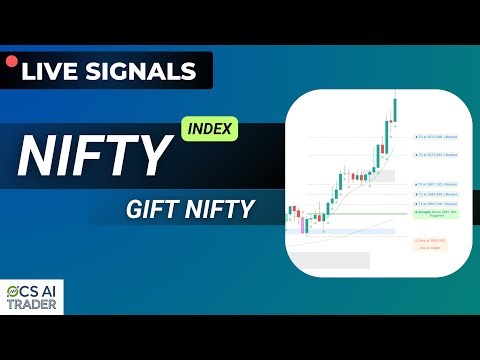 Nifty Index & Gift Nifty Futures Live Signals and Live Trading by Ocs Ai Trader