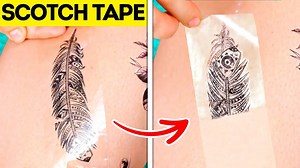 DIY tattoo, experiments and everyday tricks: | 5-Minute Crafts GIRLY