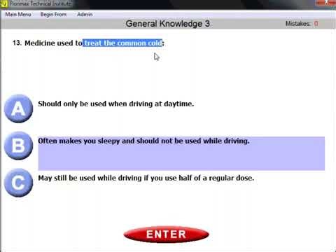DMV test Q&A CDL General Knowledge 3