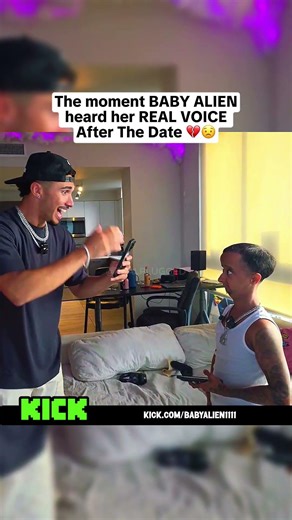 The moment BABY ALIEN heard her REAL VOICE After The Date 💔😟