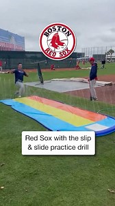 Not a bad way to work on your slides 😅 (🎥: ChrisCotillo/X) | CBS Sports MLB