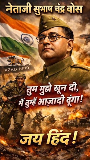 India’s Greatest Hero 🇮🇳 Netaji Subhash Chandra BOSE