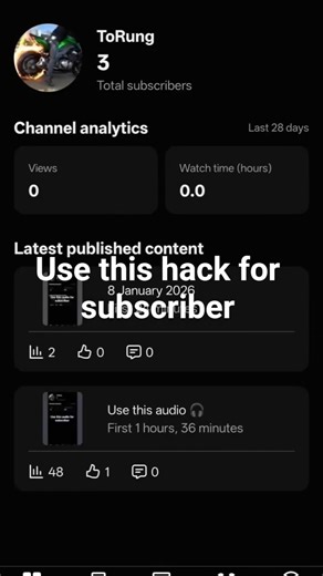 Use this hack for subscriber