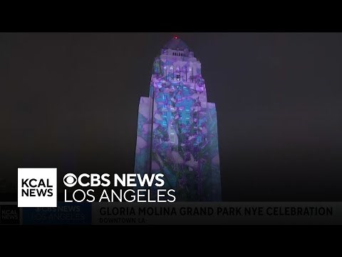 Thousands flock to Gloria Molina Grand Park for Los Angeles' New Year's Eve celebrations