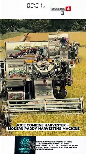 Rice Combine Harvester – Modern Paddy Harvesting Machine