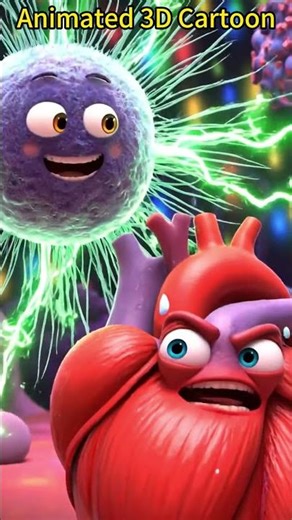 Unbelievable Fun! Explore the Human Body Like Never Before in this Cartoon Adventure! #shorts