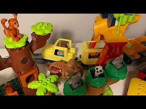 Building With Duplo LEGO Trains ASMR