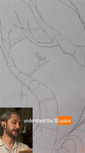 Fundamentalist Artschool on Instagram: "Class link in bio. Turning flat shapes into form is a major hurdle for a lot of artists. It takes a switch in our mindset to start drawing true form and structure. Start visualising the 3D space, draw through your forms and show planes. Follow for daily art fundamentals reels to learn how to draw. #artschool #figuredrawing #arteducation #artfundamentals #howtodraw #gesturedrawing"