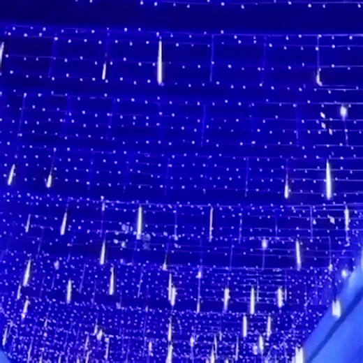 8 Tubes Meteor Shower Rain Led String Lamp Street Garland Christmas Tree Decoration for Outdoor New Year Garden Party