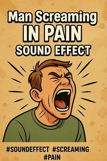 Man Screaming in pain sound effect