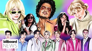 Billboard News: Olivia Rodrigo, Taylor Swift, Lil Nas X, Ariana Grande, Billie Eilish, Silk Sonic, Dua Lipa, SZA, BTS, and more are early front-runners for the big four Grammy categories. | Billboard