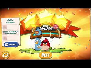 Angry Birds 2 - Gameplay Walkthrough Level 2 | 3 Stars! (iOS, Android)