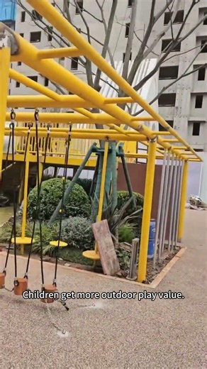School Playground Structure with Safe Modular Design