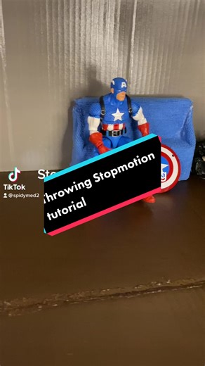Captain America Stop Motion Throwing Tutorial