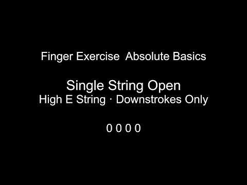 Absolute Basics Single String Open (High E)