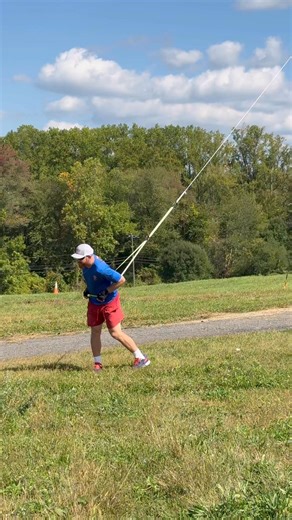 Sometimes the wind has its own plans, and you’ve got to get creative. 💨💪 Here’s Joe showing us one way to literally move a kite — anchor around the waist and all! Even late in the day, the pull is still strong… proof of the power these giant kites hold. 🌟 Kiting isn’t just about what’s in the sky — it’s about the teamwork, muscle, and a little ingenuity on the ground too. 🙌 #GreatAmericanKites #KiteLife #KiteFestival #TeamworkInTheWind | Great American Kites & Events