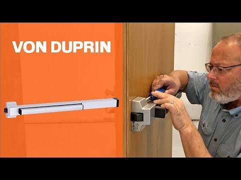 How to Install the Von Duprin 22 Exit Device