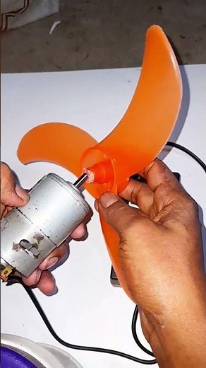 Homemade 775 DC Motor Fan