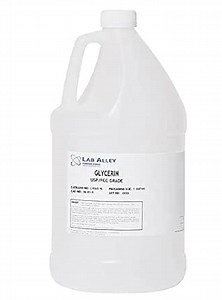Lab Alley Glycerin USP/NF/FCC Grade, Kosher Certified, Halal, GMO-Free - 1 Gallon