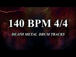 140 BPM 4/4 Double Pedal Drum Beat