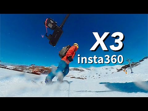 【全球首发】贴地滑行：Insta360 X3 全景运动相机首发实战开箱
