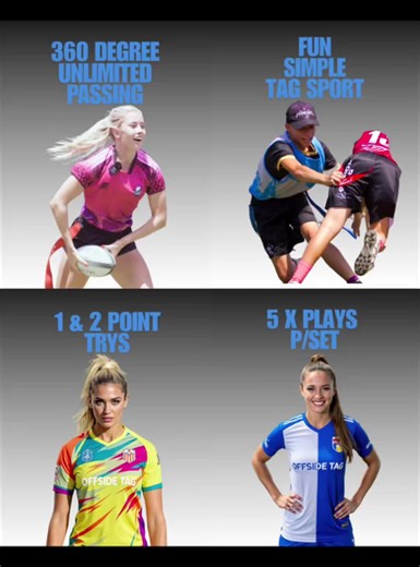 Ready to play the funnest sport you’ve never tried? 👀 We’re running FREE Come & Try sessions all month December, and yes — you can join the tournament too 😎 Fast. Fun. Simple. Offside Tag. #OffsideTag #GoldCoastSocialSport #FreeComeAndTry #JustHaveFunWithIt #SummerSport #TrySomethingNew #TagSport #GCEvents